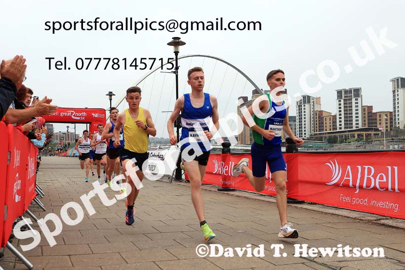 Mens 2024 UK Athletics 5k Road Champs., Newcastle/Gateshead Quayside.  Photo: David T. Hewitson/Sports for All Pics